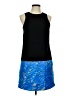 Assorted Brands Graphic Blue Cocktail Dress Size 6 - photo 1