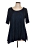 Dana Buchman Blue Short Sleeve T-Shirt Size L - photo 1