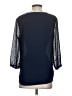 Q&A Blue 3/4 Sleeve Blouse Size S - photo 2