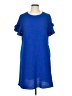 HOTOUCH 100% Polyester Blue Casual Dress Size L - photo 1