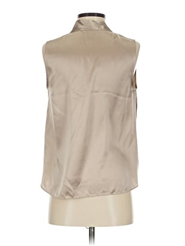 Go By Go Silk Sleeveless Silk Top (view 2)