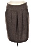 Lapis Solid Gray Casual Skirt Size L - photo 1