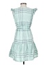 Universal Thread Plaid Teal Casual Dress Size XS - photo 2