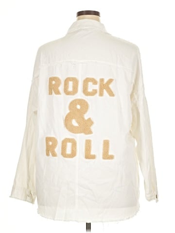 Davi & Dani Long Sleeve Button-Down Shirt (view 2)