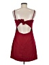 Lulus 100% Polyester Solid Burgundy Casual Dress Size M - photo 2
