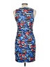 Topshop Graphic Blue Cocktail Dress Size 8 - photo 2