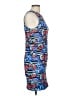 Topshop Graphic Blue Cocktail Dress Size 8 - photo 4