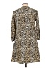 Gap Animal Print Tan Casual Dress Size 12 - photo 2