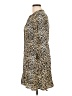 Gap Animal Print Tan Casual Dress Size 12 - photo 5