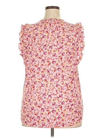 Kaari Blue Sleeveless Blouse (view 2)