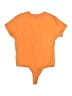 CLYQUE 100% Cotton Orange Bodysuit Size S - photo 2