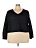 Shein Curve Black 3/4 Sleeve Top Size 4X - photo 1