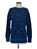 Torn by Ronny Kobo Animal Print Blue Pullover Sweater Size XS - photo 1