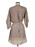 Bar III 100% Polyester Paisley Gray Casual Dress Size M - photo 2