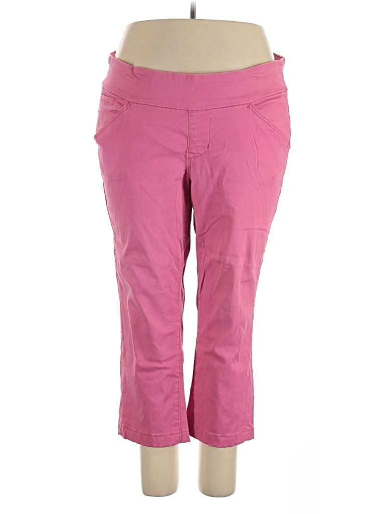 Pre-owned Jag Khaki Pant In Pink