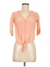 rue21 100% Rayon Orange 3/4 Sleeve Blouse Size M - photo 1