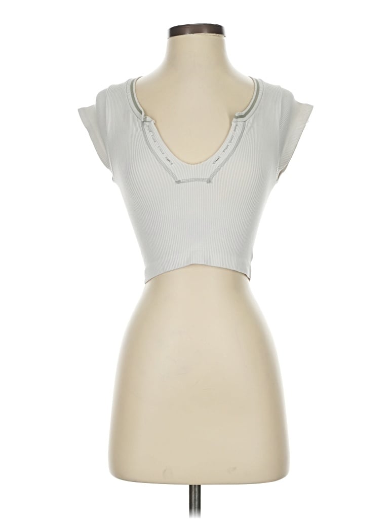 Pre-owned Out From Under Sleeveless T-shirt In Silver