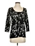Croft & Barrow 100% Cotton Black Pullover Sweater Size S - photo 1