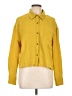 Moa Moa 100% Polyester Yellow Long Sleeve Blouse Size L - photo 1