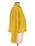 Moa Moa 100% Polyester Yellow Long Sleeve Blouse Size L - photo 4