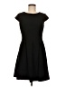 AB Studio 100% Polyester Solid Black Casual Dress Size 6 - photo 1