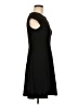 AB Studio 100% Polyester Solid Black Casual Dress Size 6 - photo 4