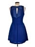 Candie's Solid Blue Cocktail Dress Size L - photo 2