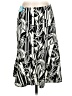 BCBG 100% Polyester Print Black Casual Skirt Size S - photo 1