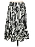 BCBG 100% Polyester Print Black Casual Skirt Size S - photo 2