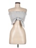 Mable 100% Cotton Silver Sleeveless Top Size M - photo 1