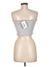 Mable 100% Cotton Silver Sleeveless Top Size M - photo 2