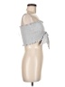 Mable 100% Cotton Silver Sleeveless Top Size M - photo 4