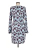 ASOS 100% Polyester Print Teal Casual Dress Size 8 - photo 2