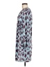 ASOS 100% Polyester Print Teal Casual Dress Size 8 - photo 5