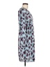 ASOS 100% Polyester Print Teal Casual Dress Size 8 - photo 4