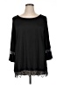 Ryan Wythe Black 3/4 Sleeve Top Size 1X - photo 1