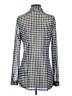 CAbi Houndstooth Blue Long Sleeve Button-Down Shirt Size S - photo 2