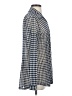 CAbi Houndstooth Blue Long Sleeve Button-Down Shirt Size S - photo 4