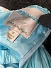 Donna Morgan 100% Polyester Blue Cocktail Dress Size 8 - photo 7