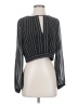Ark & Co. 100% Polyester Black Long Sleeve Blouse Size S - photo 1