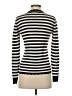 Halogen Stripes Black Pullover Sweater Size S - photo 2