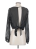 Ark & Co. 100% Polyester Black Long Sleeve Blouse Size S - photo 2