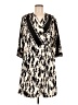 CAbi 100% Polyester Print Black Casual Dress Size M - photo 1