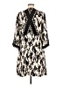 CAbi 100% Polyester Print Black Casual Dress Size M - photo 2