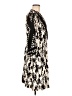 CAbi 100% Polyester Print Black Casual Dress Size M - photo 4