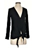 Silence and Noise 100% Rayon Black Long Sleeve Blouse Size XS - photo 1