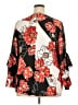 Alfani 100% Polyester Red Long Sleeve Blouse Size XL - photo 2