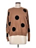 T Tahari Polka Dots Brown Pullover Sweater Size M - photo 1