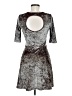 Topshop Metallic Gray Cocktail Dress Size 6 - photo 2