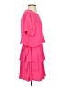 Zara 100% Polyester Pink Cocktail Dress Size S - photo 4